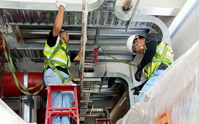 งานผลิตตู้ รางสายไฟ